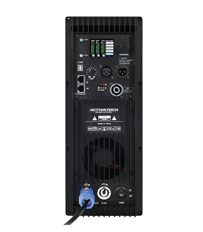 Activatech-DM30-Front Modulo Potencia Amplificador Sub Woofer Dsp 2x1500w 8 Ohm - Image 1