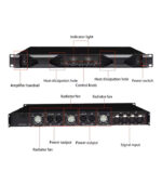 Potencia Amplificador Digital 4 x 600w Rms C/ Puente, Fuente Pfc - Image 2