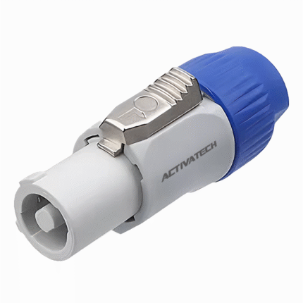 Conector Ficha Powercon Blanco Ac Link Nac3fcb Calidad Plus Blanco