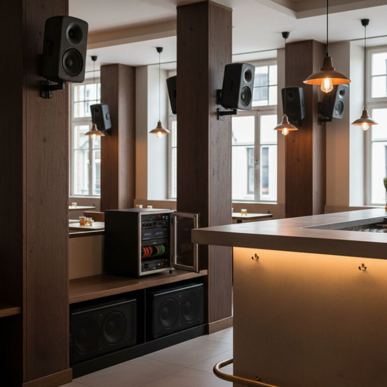 Instalación de sonido para locales