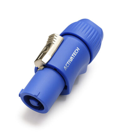 Conector Ficha Powercon Azul Cable Nac3fca 20a Calidad Plus Azul