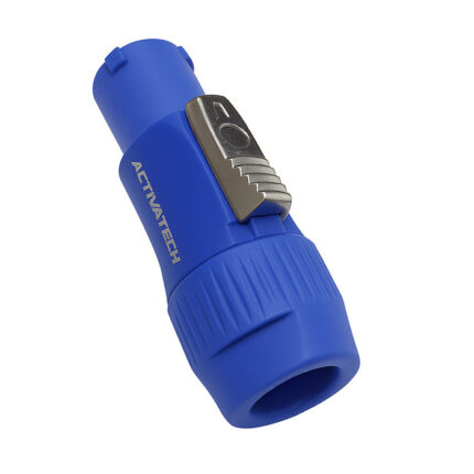 Conector Ficha Powercon Azul Cable Nac3fca 20a Calidad Plus Azul