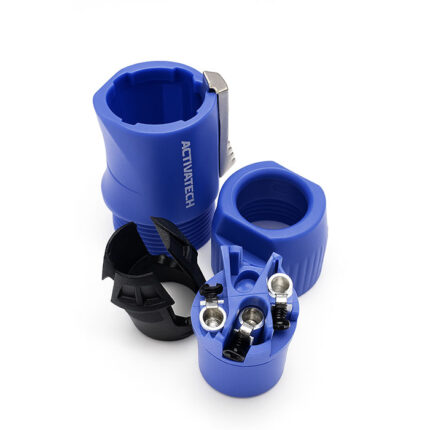 Conector Ficha Powercon Azul Cable Nac3fca 20a Calidad Plus Azul