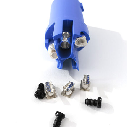 Conector Ficha Powercon Azul Cable Nac3fca 20a Calidad Plus Azul
