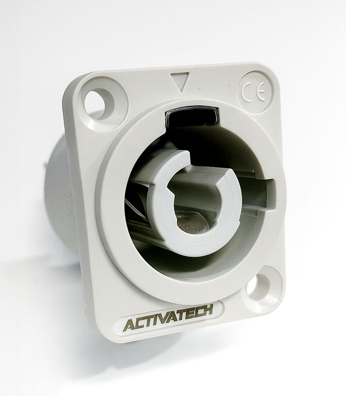 Powercon-Ficha-Conector-Link-Hembra-A-Chasis-Nac3mpb-Blanco-Activatech Powercon Ficha Conector Link Hembra A Chasis NAC3MPB Blanco - Image 1