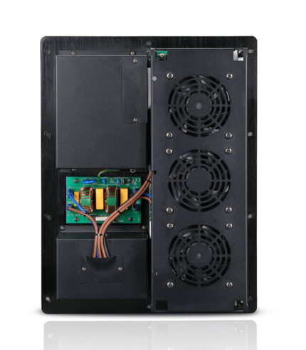Módulo amplificador de potencia Activatech RX315.5 Sub 1500W + Mid/High 500W+500W vista trasera dorso