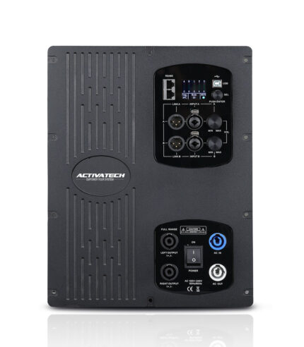 Módulo amplificador de potencia Activatech RX315.5 Sub 1500W + Mid/High 500W+500W vista frontal
