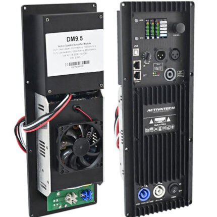 Módulo Amplificador DSP DM9.5 – Sub 900W @ 8Ω + Mid/High 500W @ 8Ω · Biamp Asimétrico