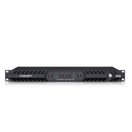 Amplificador Digital DP408 – 4×800W @ 8Ω · Clase D · PFC · 1U