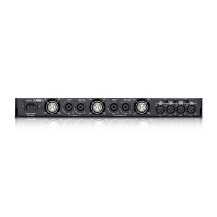 Panel trasero amplificador DP408 - Conectores XLR 4 canales Activatech
