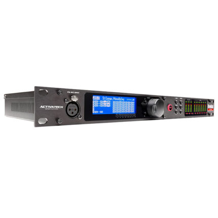 Procesador DSP Venu360 – AutoEQ · Anti-Feedback AFS · App iOS/Android · 5×6