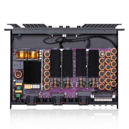 Amplificador Digital DP412 – 4×1200W @ 8Ω · Clase D · PFC · 1U