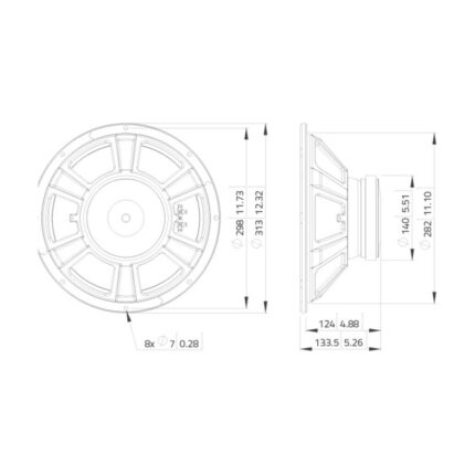 wsf12202 Lavoce altavoz — plano