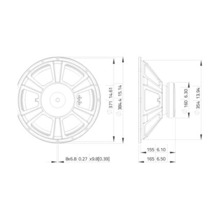 wsf15250 Lavoce altavoz — plano